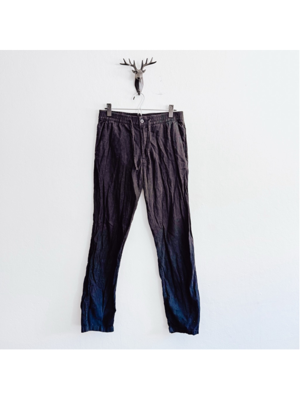 H&M Men’s Black Regular Fit Sweatpants & Joggers Size Small